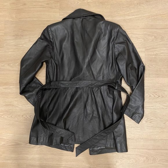 Moda International Brown Genuine Leather Jacket - Picture 5 of 6